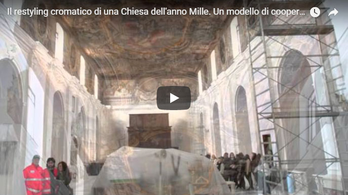 restyling cromatico chiesa anno mille